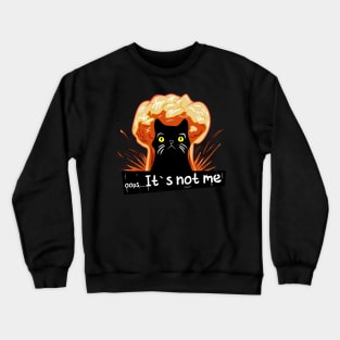 Bomber cat Crewneck Sweatshirt